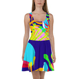 NATURE AND COLORES SKATER DRESS