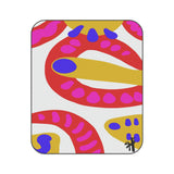 YELLOW RED AZUL PICNIC BLANKET