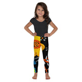 FLORES BLACK KID'S LEGGINGS