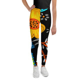 FLORES BLACK YOUTH LEGGINGS