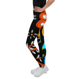 FLORES BLACK YOUTH LEGGINGS