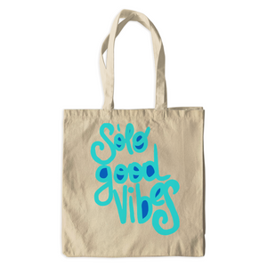 SOLO GOOD VIBES Canvas Tote Bags
