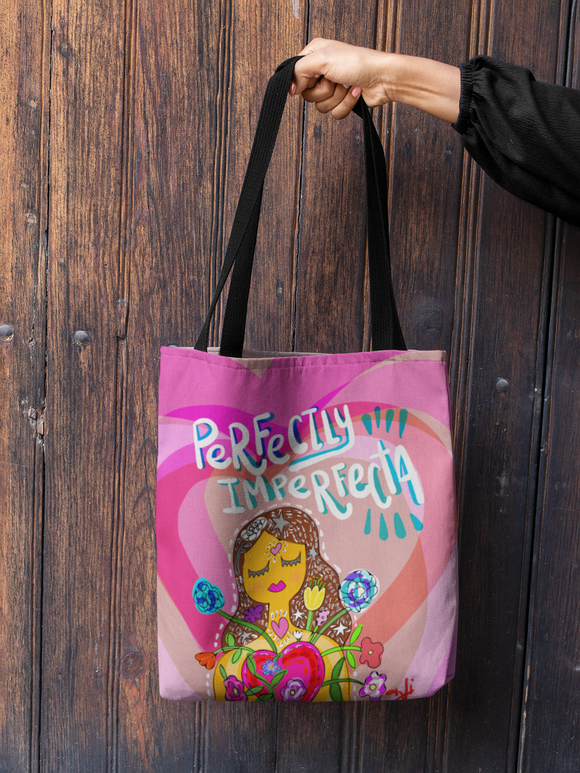 PERFECTLY IMPERFECTA TOTE BAG